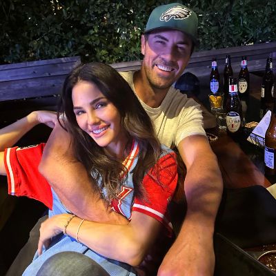 Actress Rebekah together with her boyfriend and ex MLB pitcher Cole. 